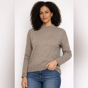 🤍 Bianco & Blu Merino Wool Cashmere Blend Sweater – Women’s S